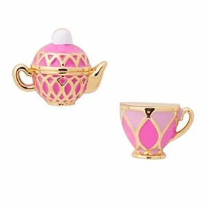Kate spade tea cup and tea pot earrings